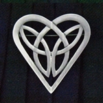 Pewter Celtic Heart Trinity Pin (Jpew6079)