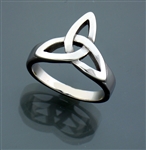 316L Stainless Steel Bold Trinity Ring ( S32B)
