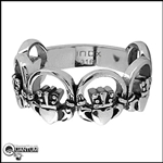 Stainless Steel Claddagh Ring (#S34)