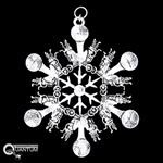 Pewter Golf SnowWondersÂ® Snowflake Ornament/Pendant (#SW5209)