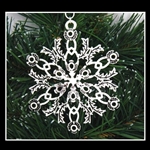 Pewter Scottish Thistle SnowWondersÂ® Snowflake Ornament/Pendant (#SW5233)