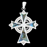 316 L Stainless Steel  Eternity trinity cross (#S17)