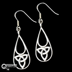 316 L Stainless Steel Celtic Trinity Knot Earrings (#S20)
