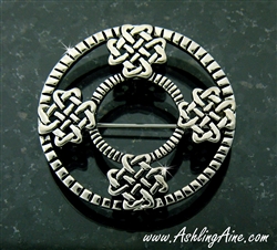 Pewter Celtic Love Knot Pin/Pendant (#JPEW5874)