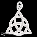 Sterling Silver Trinity Knot Pendant (#QT16)