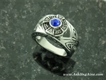 316 L Stainless Steel Celtic Cross Ring  (#S5)