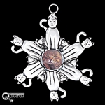 Pewter Cat Photo SnowWondersÂ® Snowflake Ornament/Pendant (#SW5184)