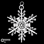 Pewter Chef SnowWondersÂ® Snowflake Ornament/Pendant (#SW5190)