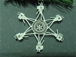 Pewter Photography SnowWondersÂ® Snowflake Ornament/Pendant (#SW5331)