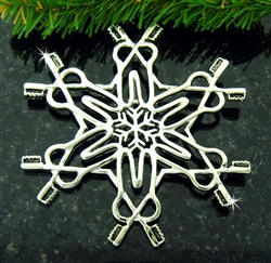 Pewter Dentist SnowWondersÂ® Snowflake Ornament/Pendant (#SW5445)