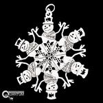 Pewter Celtic Snowman SnowWondersÂ® Snowflake Ornament/ Pendant (#SW5801)