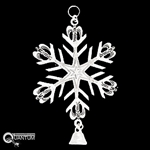 Pewter Angel SnowWondersÂ® Snowflake Pewter Ornament/Pendant (#SW5821)